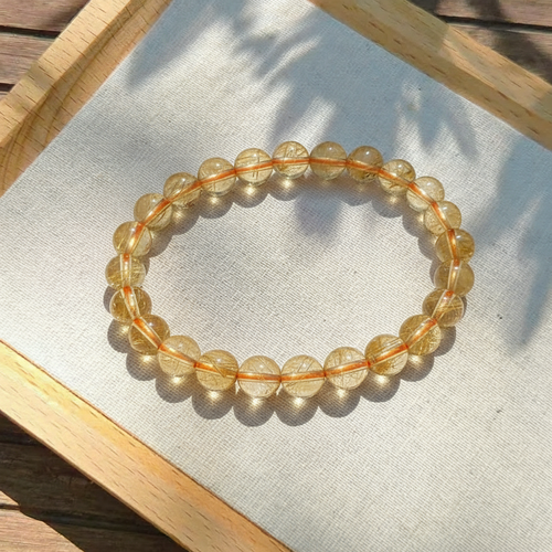 Glittery Power & Prosperity Attraction Bracelet