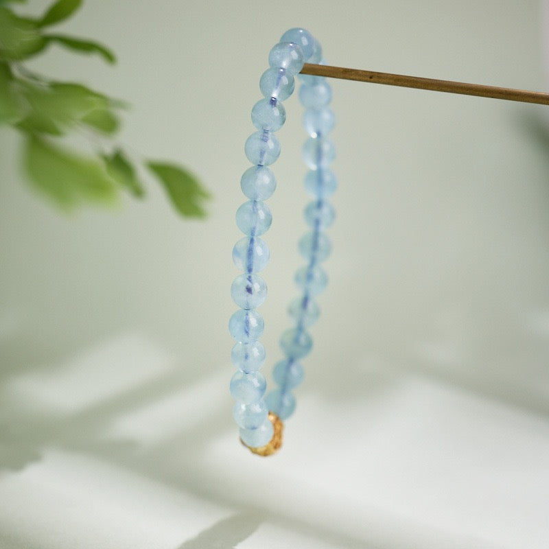 Circle of  Ocean Tranquility Crystal Bracelet