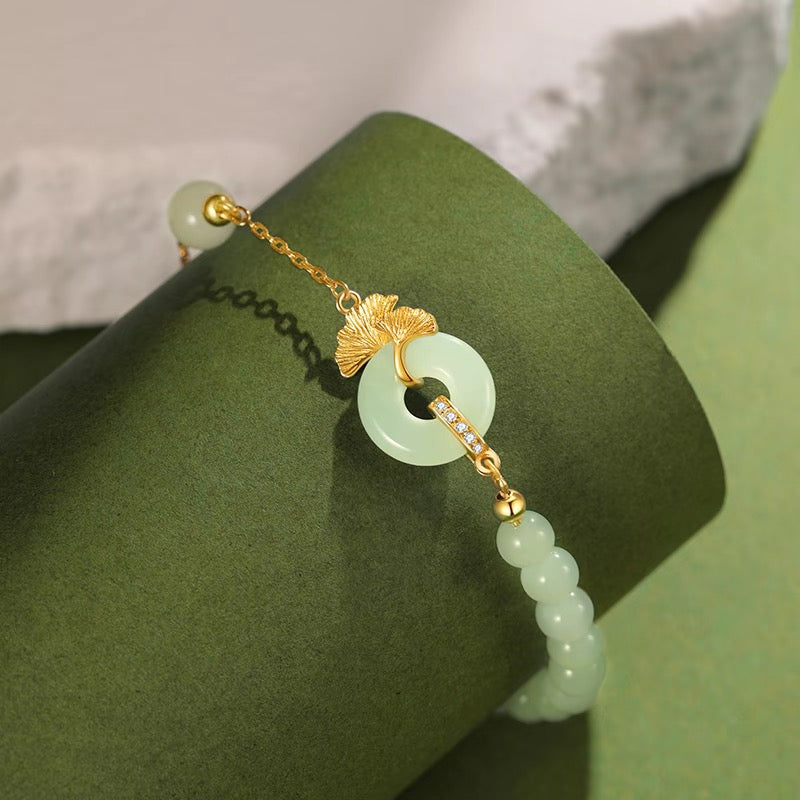 Eternal Ginkgo Wisdom Bracelet
