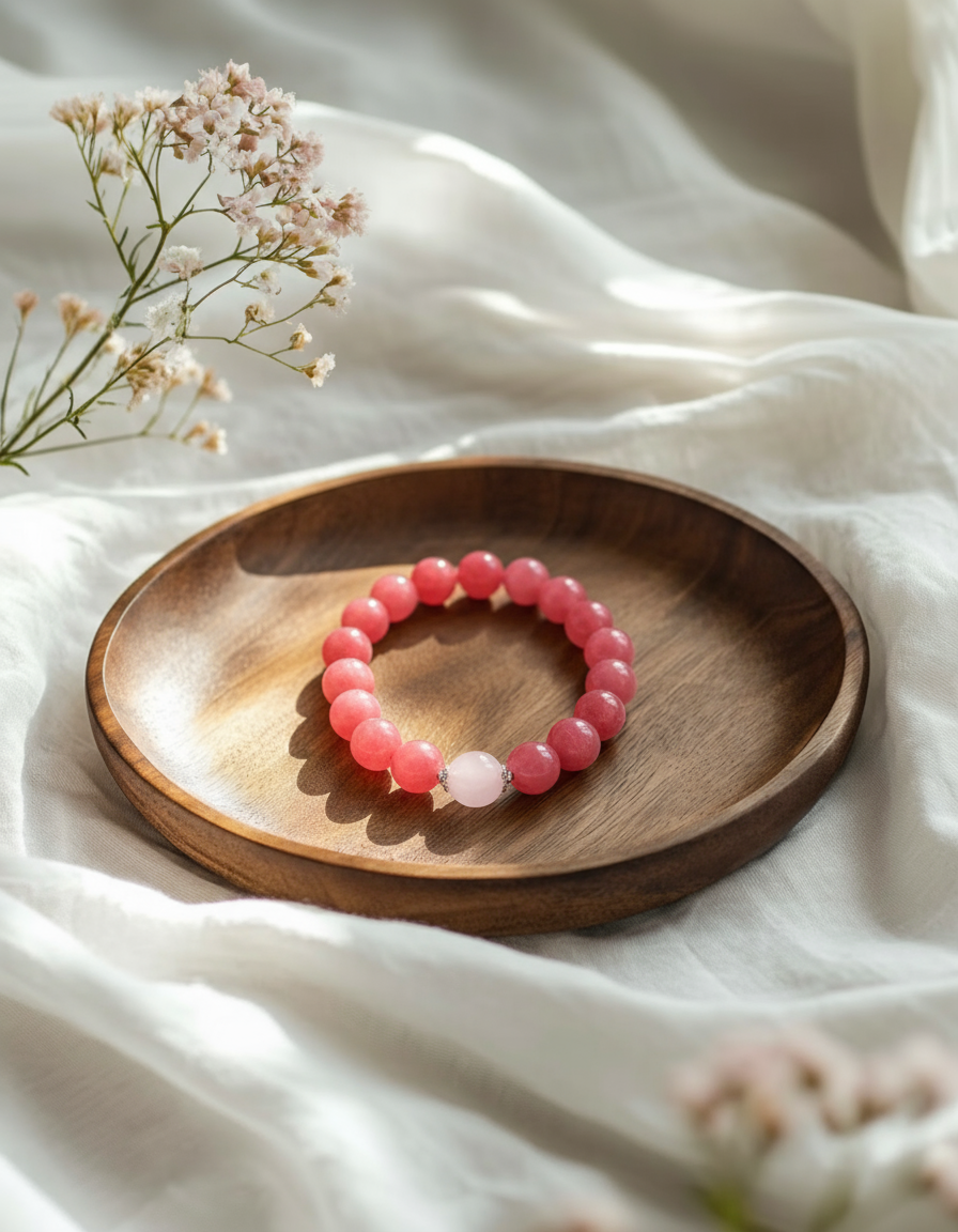 Love of Beginner’s Mind Rhodochrosite Bracelet