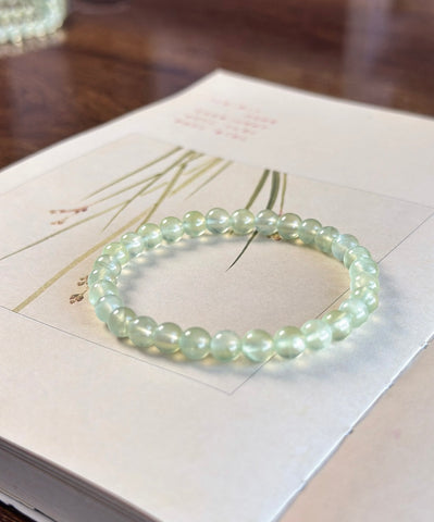 Prehnite Heart Serenity Bracelet