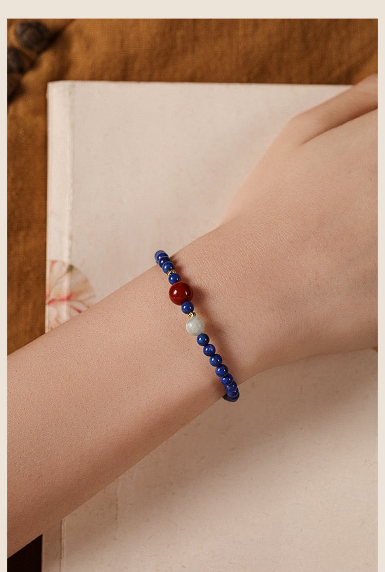 Blue Lapis Lazuli Zen Wisdom Bracelet