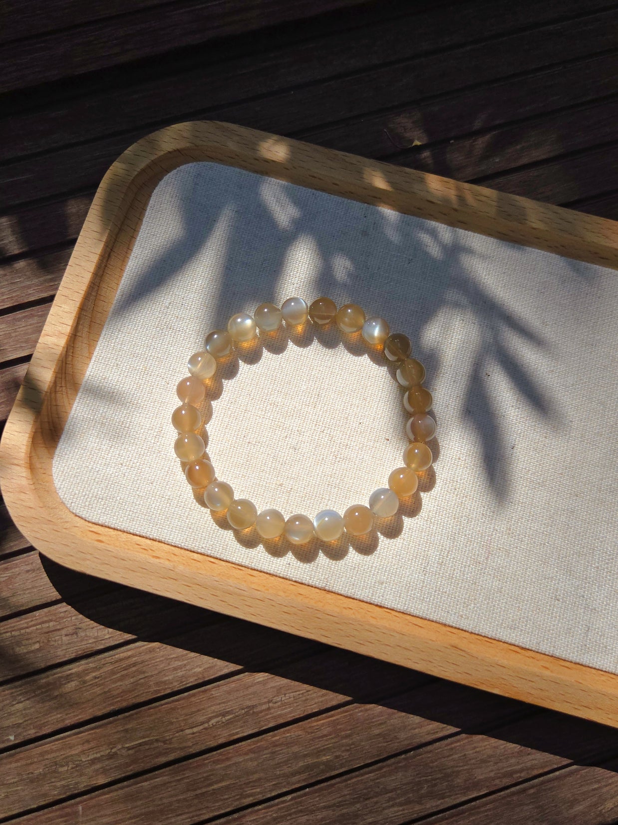 Grey Moonstone Gentle Harmony Bracelet
