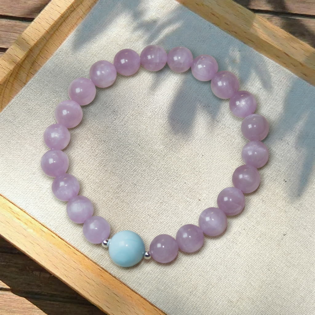 Kunzite & Aquamarine Nurturing Bracelet