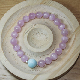 Kunzite & Aquamarine Nurturing Bracelet