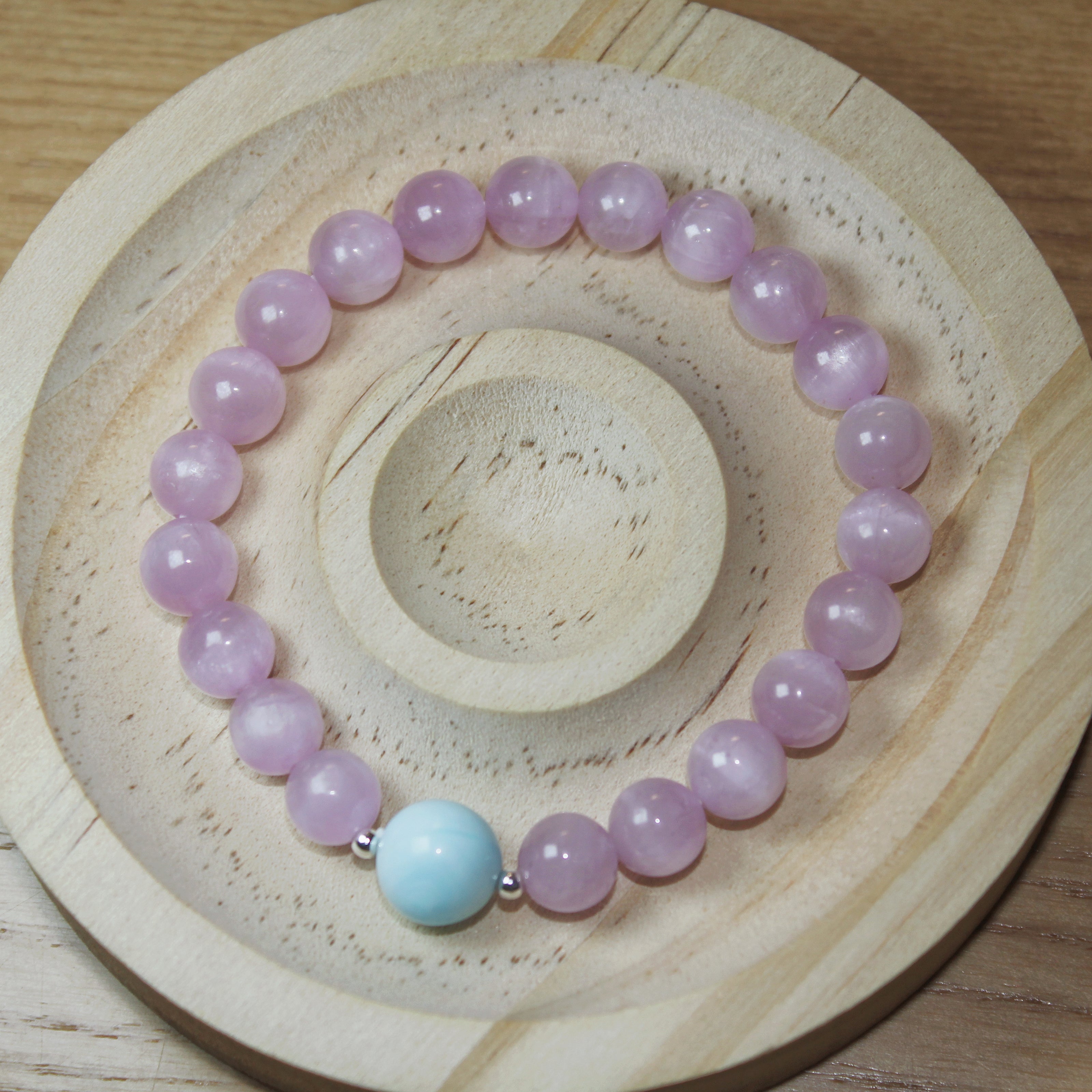 Kunzite & Aquamarine Nurturing Bracelet