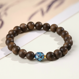 Agarwood Lotus Serenity Bracelet