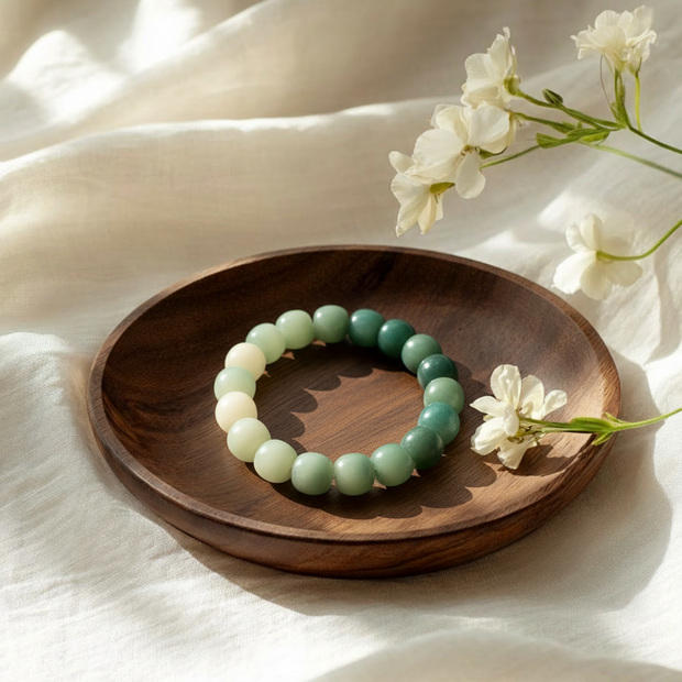 Gradient Green Bodhi Enlightenment Bracelet