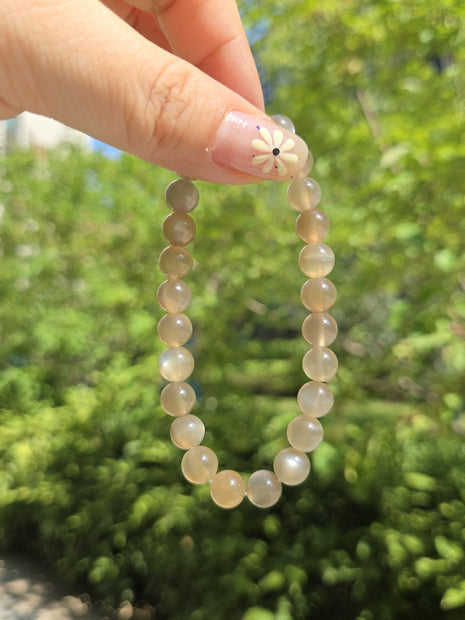 Grey Moonstone Gentle Harmony Bracelet