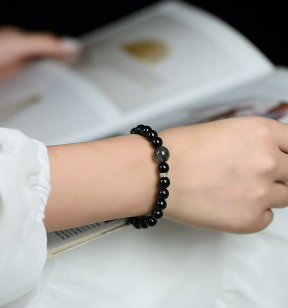 Obsidian Inner Guardian Bracelet