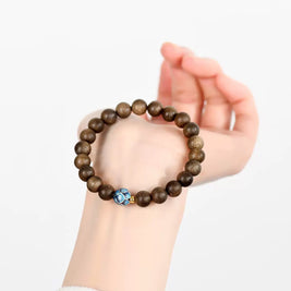 Agarwood Lotus Serenity Bracelet