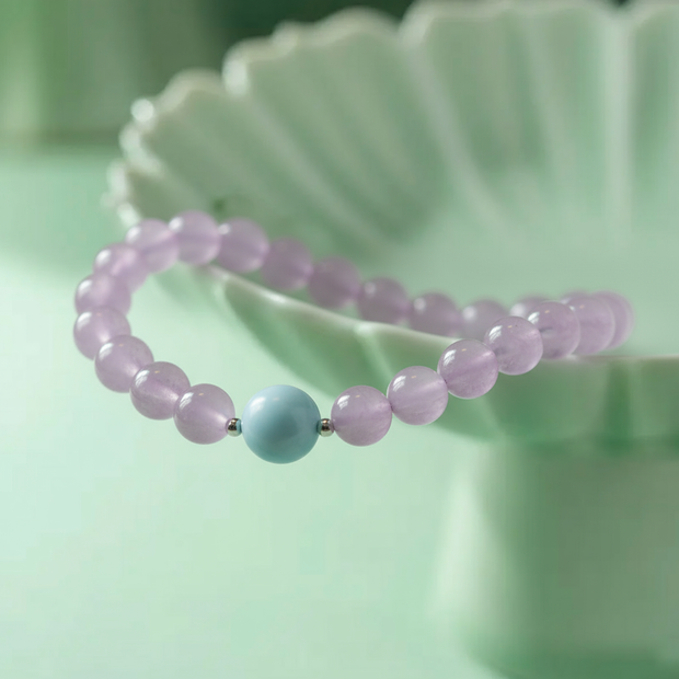 Kunzite & Aquamarine Nurturing Bracelet